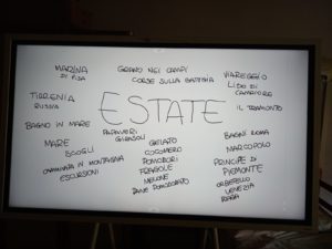 Brainstorming "La mia Estate è..."